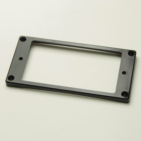 HUMBUCKER PICKUP MOUNTING RING 5X7 CURVED BLACK